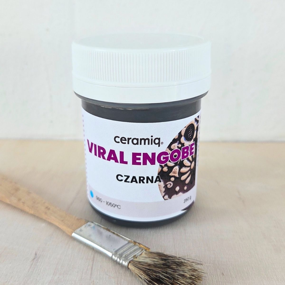 Ceramiq Viral Engobe Schwarz - 1 kg